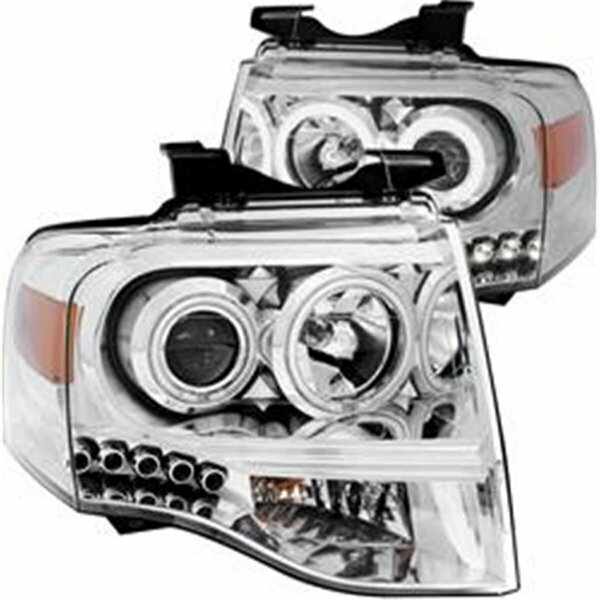 Kento Gear 07-14 Expedition Projector Headlights with Chrome Housing - Set of 2 KE3635688